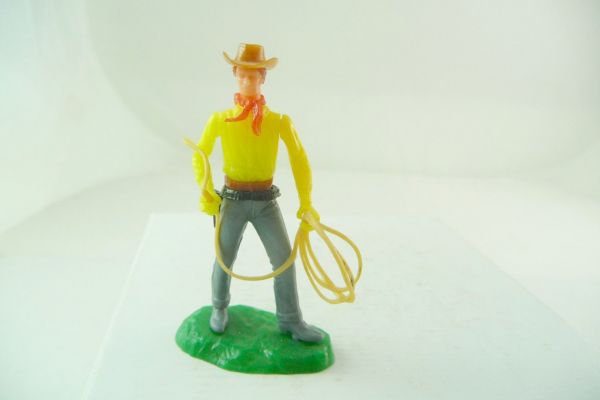 Elastolin 5,4 cm Cowboy standing with lasso