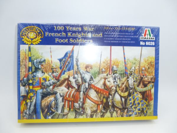 Italeri 1:72 100 Years War French Knights and Foot Soldiers, Nr. 6026