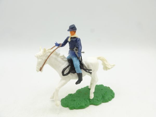 Elastolin 5,4 cm Union Army Soldier riding with sabre