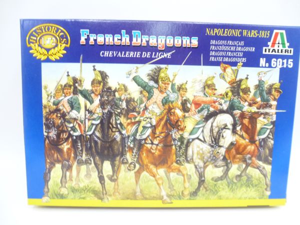 Italeri 1:72 French Dragoons, No. 6015 - orig. packaging, lost / complete