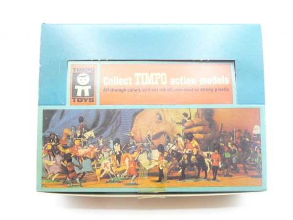 Timpo Toys Schüttkarton mit 2 reitenden Fremdenlegionären - ladenneue Figuren