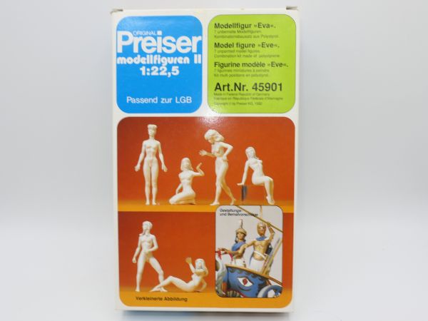 Preiser 1:22,5 Model figure "Eva", No. 45901 - orig. packaging, complete