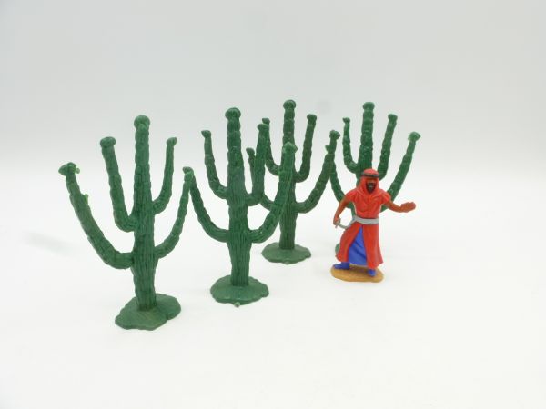 4 multi-armed cacti (without figure) - fits 54 mm figures