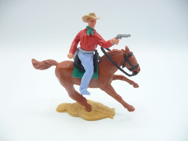 Timpo Toys Cowboy reitend mit Pistole - Figur ladenneu