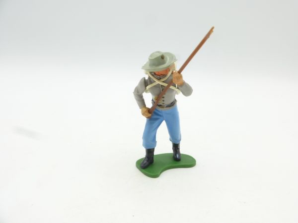 Britains Swoppets Confederate Army soldier advancing with rifle
