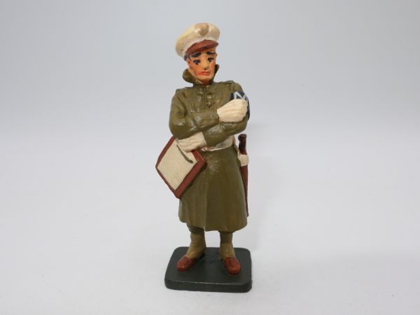 WW officer with folded arms, presumably made of resin, marked with "GK
