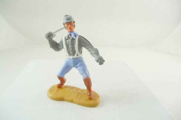 Timpo Toys Soldat auf seltenem original 4. Version Südstaaten-Unterteil