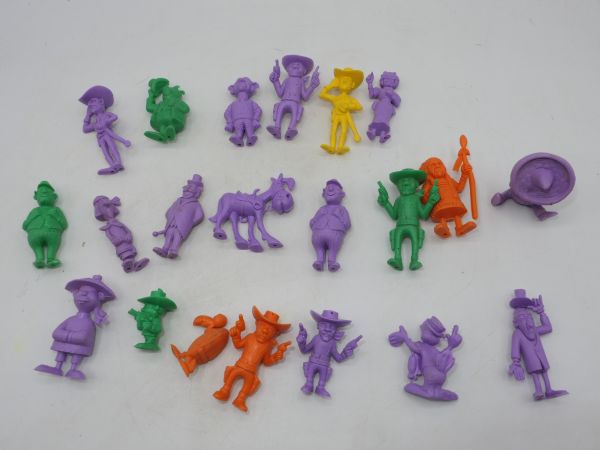 Dargaud Lucky Luke 21 verschiedene Kaugummifiguren - Lieferumfang siehe Foto
