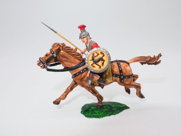 Roman legionary riding with spear + shield - great 4 cm modification