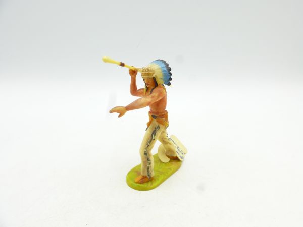 Elastolin 7 cm Indian right throwing arrow, No. 6869, painting 1