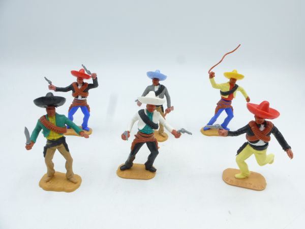 Timpo Toys Beautiful set of Mexicans (6 figures)
