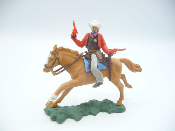 Britains Swoppets Sheriff riding with 2 pistols