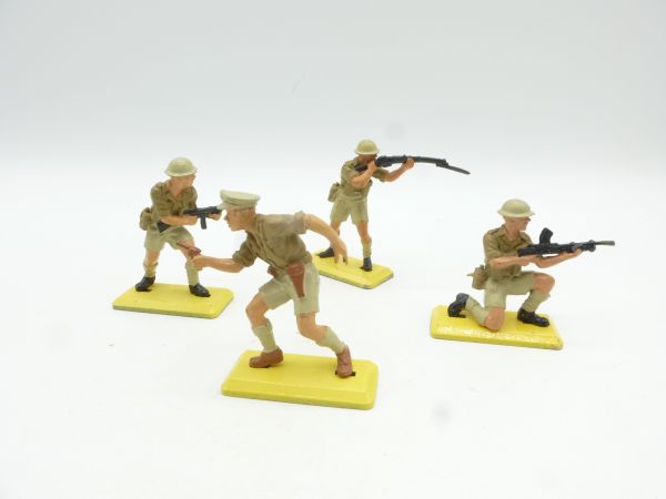 Britains Deetail 4 soldiers 8th army
