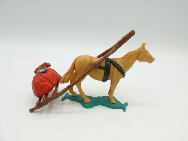 Timpo Toys Horse with cargo (red)