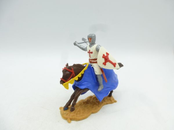 Timpo Toys Crusader 1st version riding with battle axe
