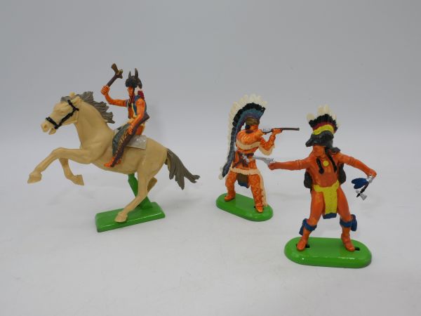 Britains Deetail Indian set (1 rider, 2 feet), made in China - brand new