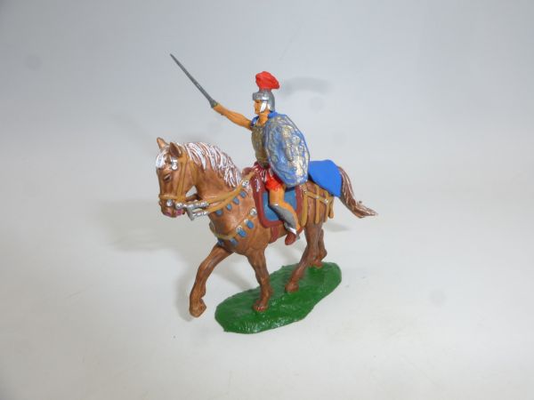 Römischer Offizier zu Pferd mit Schwert + Umhang - toller Umbau zu 4 cm Figuren