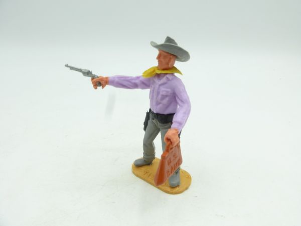 Timpo Toys Cowboy 2. Version mit Pistole + Geldtasche