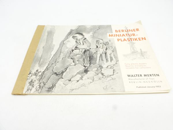 Merten Katalog aus 1953, 36 Seiten (schwarz/weiß)