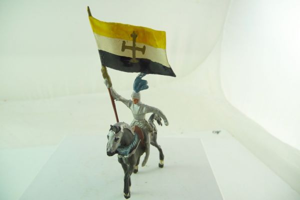 Merten 4 cm Knight riding with flag