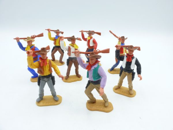 Timpo Toys 8 clubbing Cowboys 2nd version