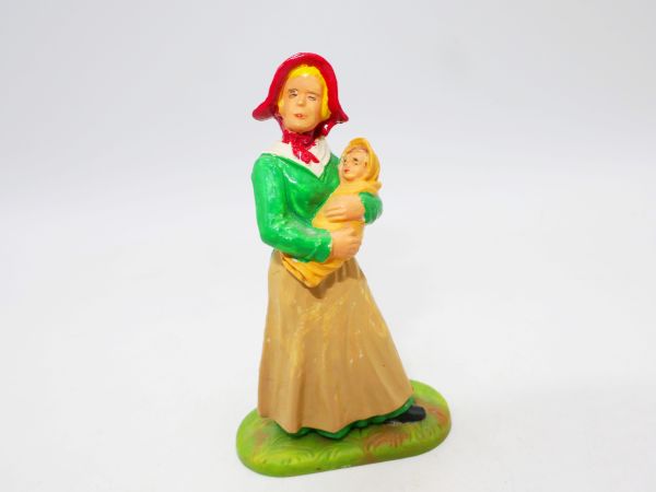 Preiser 7 cm Siedlerin mit Kind auf dem Arm, Nr. 7707