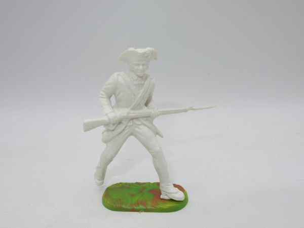Elastolin 7 cm (Rohling) Regimenter Soldat mit Gewehr vorgehend, Nr. 9142