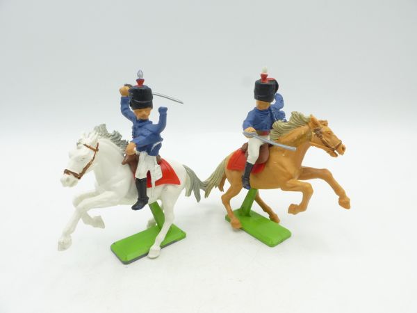 Britains Deetail Waterloo 2 French soldiers on horseback