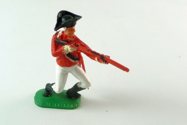 Timpo Toys Engländer laufend, Gewehr schießend, seltene Originalbemalung
