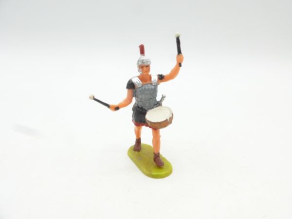 Elastolin 4 cm Drummer marching, No. 8406 (red lower tunic)