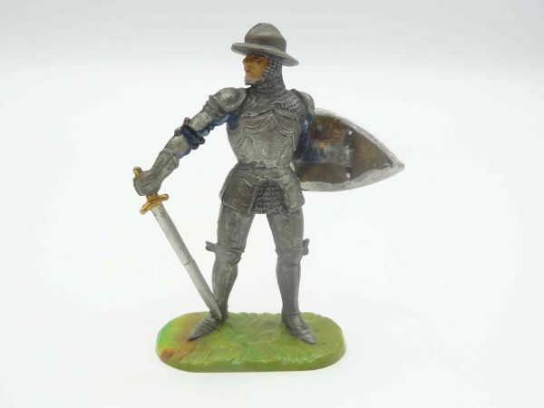 Umbau 7 cm Knight with sword down + shield - nice fitting to 7 cm Elastolin figures