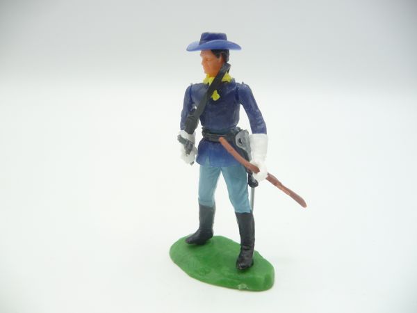 Elastolin 5,4 cm Union Army Soldier standing with pistol, rifle + sabre