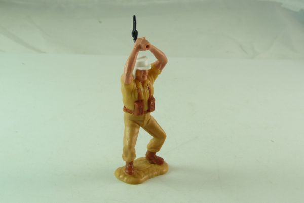 Timpo Toys Foreign legion, soldier standing, firing ambidextrous with pistol