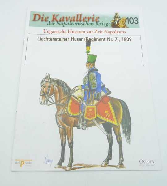 del Prado Booklet No. 103 Liechtenstein Hussar (Regiment No. 7) 1809
