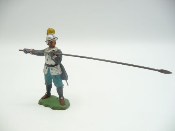 Britains Swoppets Cavalier standing with skewer - age-appropriate condition, see photos