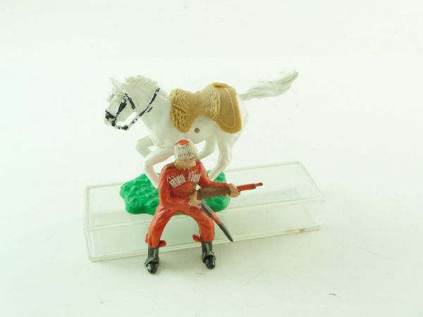 Timpo Toys Cossack riding, firing with rifle from the hip