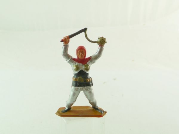 Starlux Knight, holding up flail - very good condition