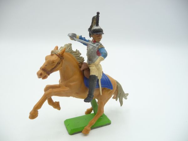 Britains Deetail Waterloo soldier riding, looking to the left - great uniform