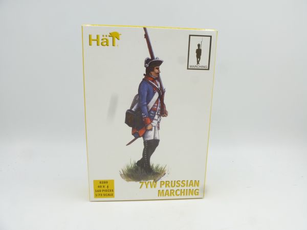 HäT 1:72 7YW Prussian Marching, No. 8280 - orig. packaging, on cast