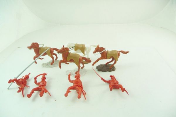 Timpo Toys 4 Waterloo Reiter aus Actionpacks - Figuren lose, unbemalt