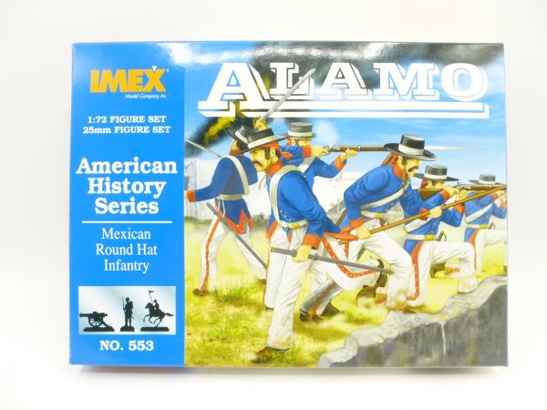 IMEX 1:72 ALAMO, Mexican Round Hat Infantry, No. 553