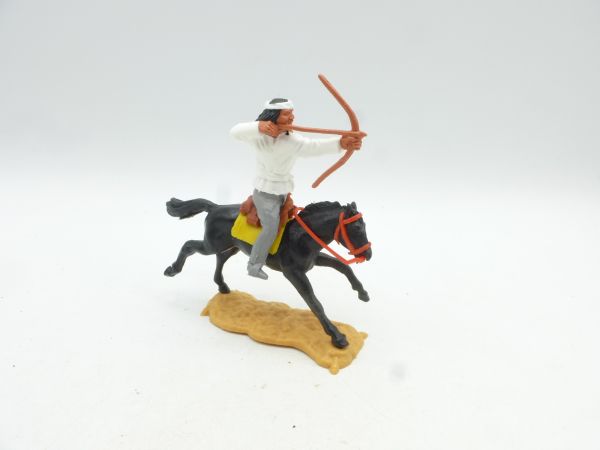 Timpo Toys Apache reitend mit Bogen, weiß