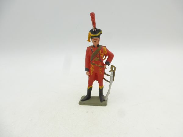 Starlux Waterloo Soldat / Offizier stehend mit Säbel