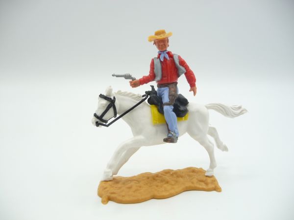 Timpo Toys Cowboy 4. Version, Pistole schießend