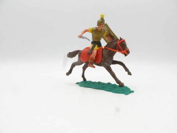 Timpo Toys Römer reitend mit Kurzschwert, gelb