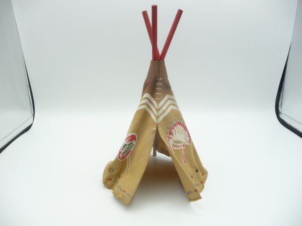 Elastolin Indian tipi made of fabric - very good condition