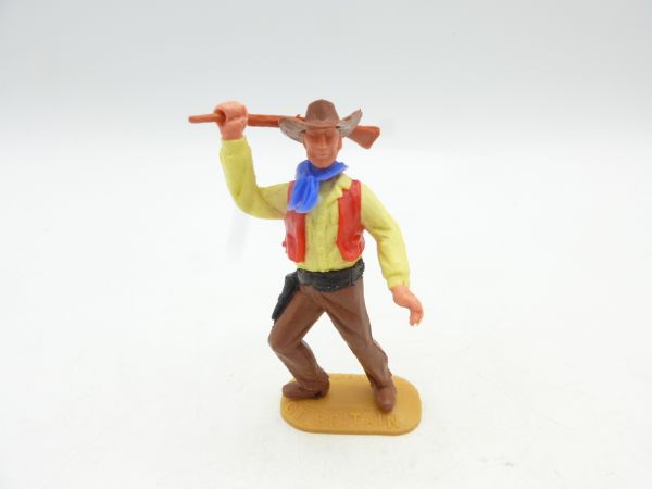 Timpo Toys Cowboy stehend, Kolben schlagend