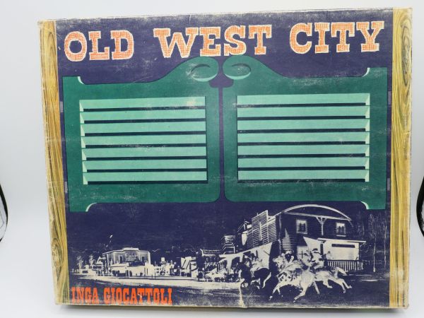 INGA GIOCATTOLI Wild West City - orig. packaging, brand new, very rare
