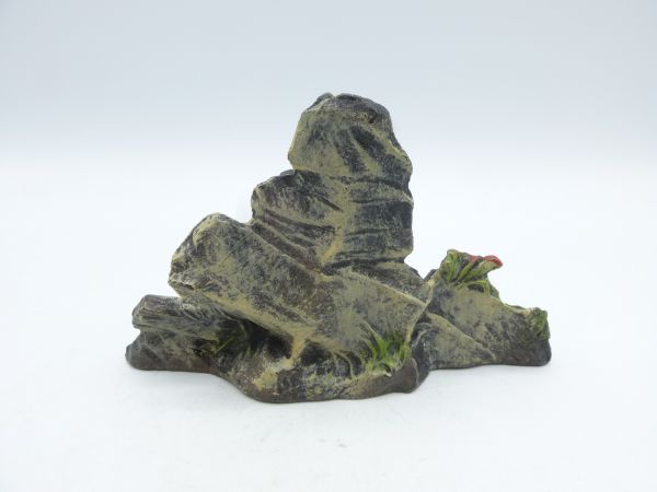 Elastolin compound Rock piece, dark grey - top condition