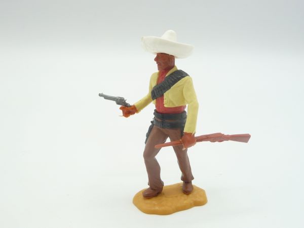 Timpo Toys Mexikaner stehend hellgelb mit Pistole + Messer